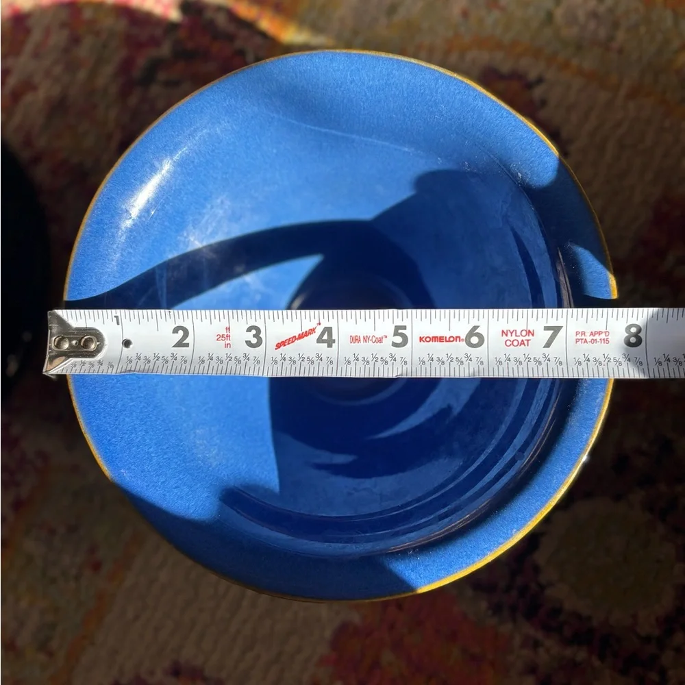 Set of 3 Williams-Sonoma Cobalt Blue Nesting Soup & Cereal Bowls with Handles